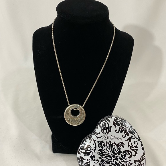Brighton Jewelry - Authentic Brighton Silver Disc Necklace
